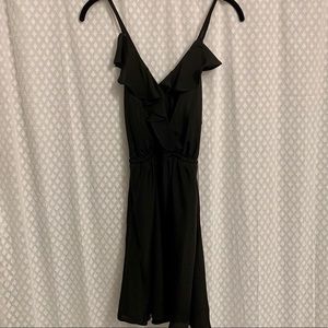 BCBGeneration Black Ruffle Dress - NEW with Tags